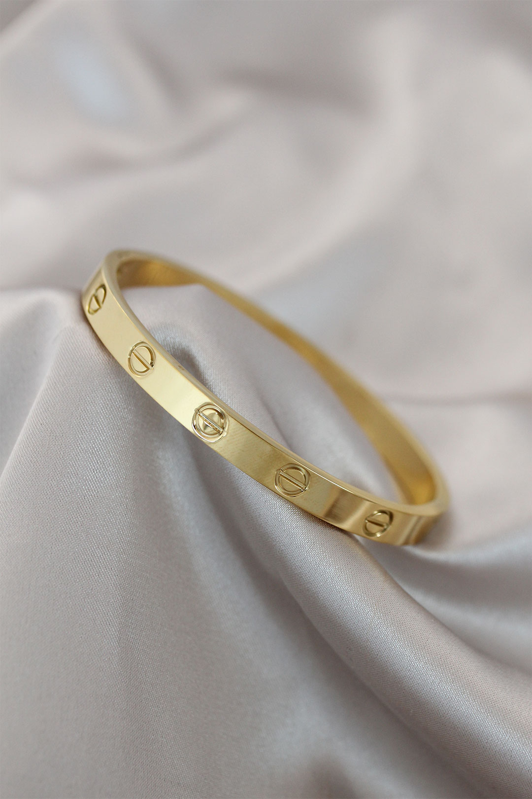 316L Çelik Gold Renk Bileklik - Lisinya