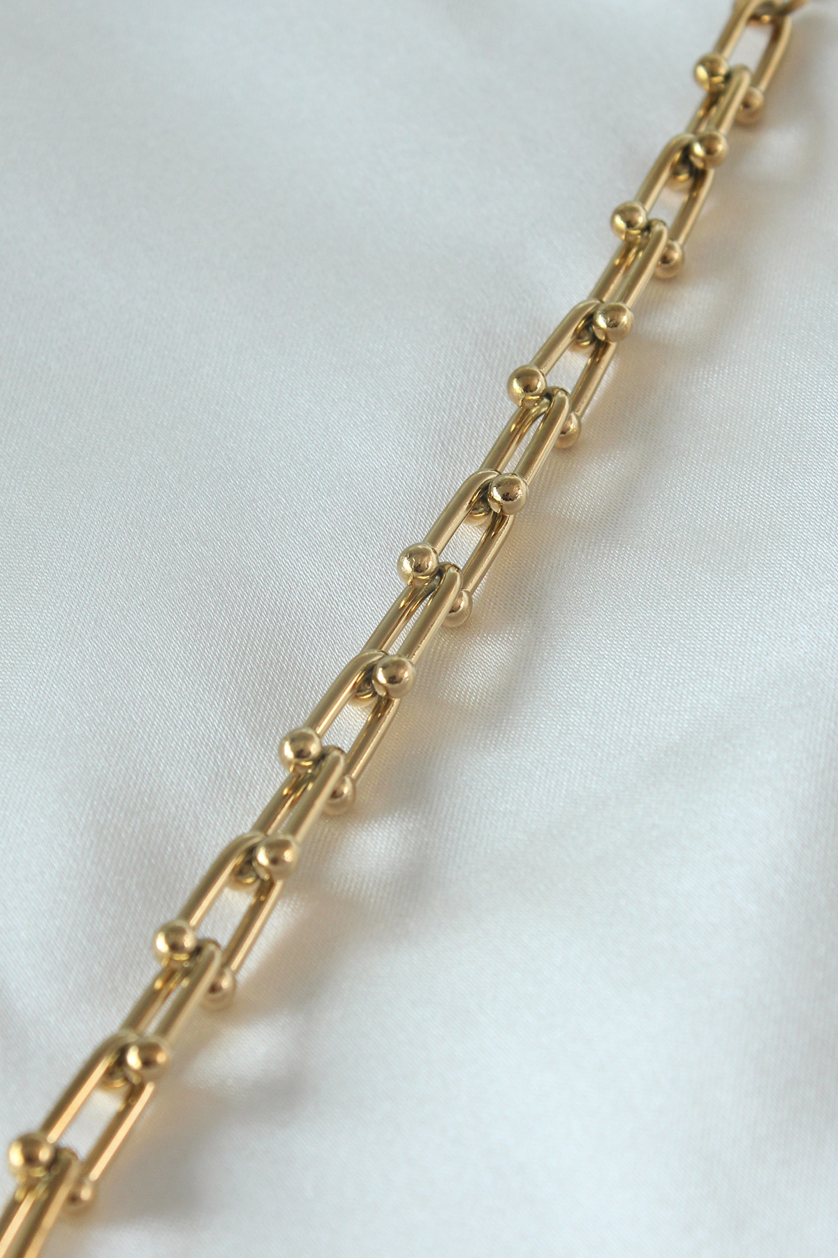 316L Çelik Gold Renk Tifany Model Kadın Bileklik - Lisinya