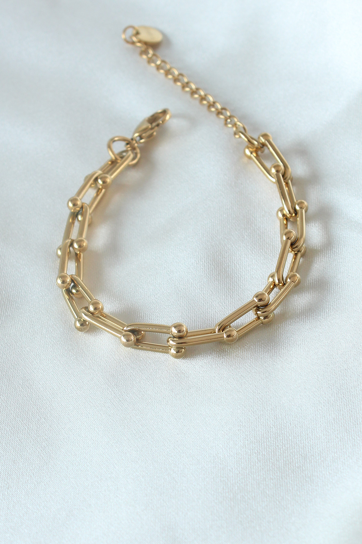 316L Çelik Gold Renk Tifany Model Kadın Bileklik - Lisinya