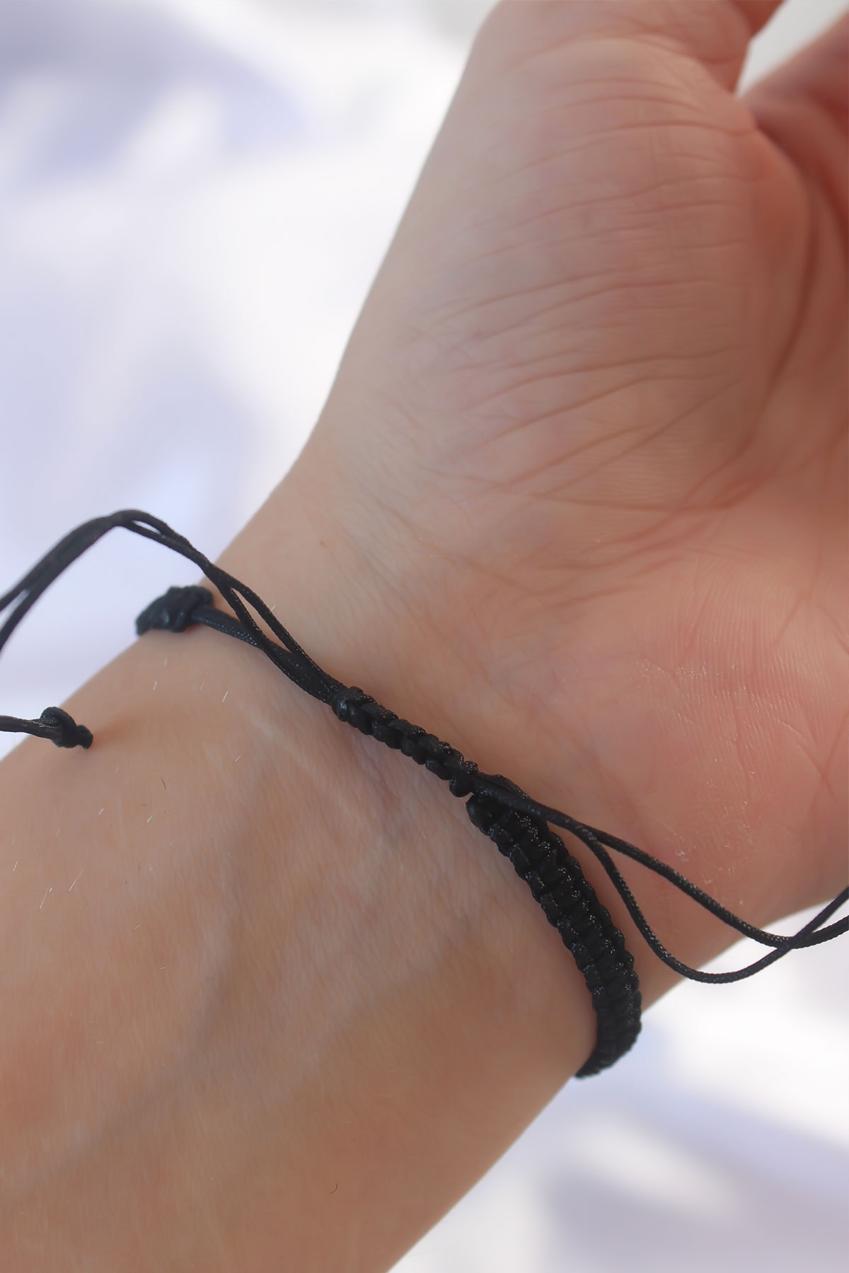 Gold Renk Zirkon Taşlı Taç Figür Makrome Bileklik - Lisinya