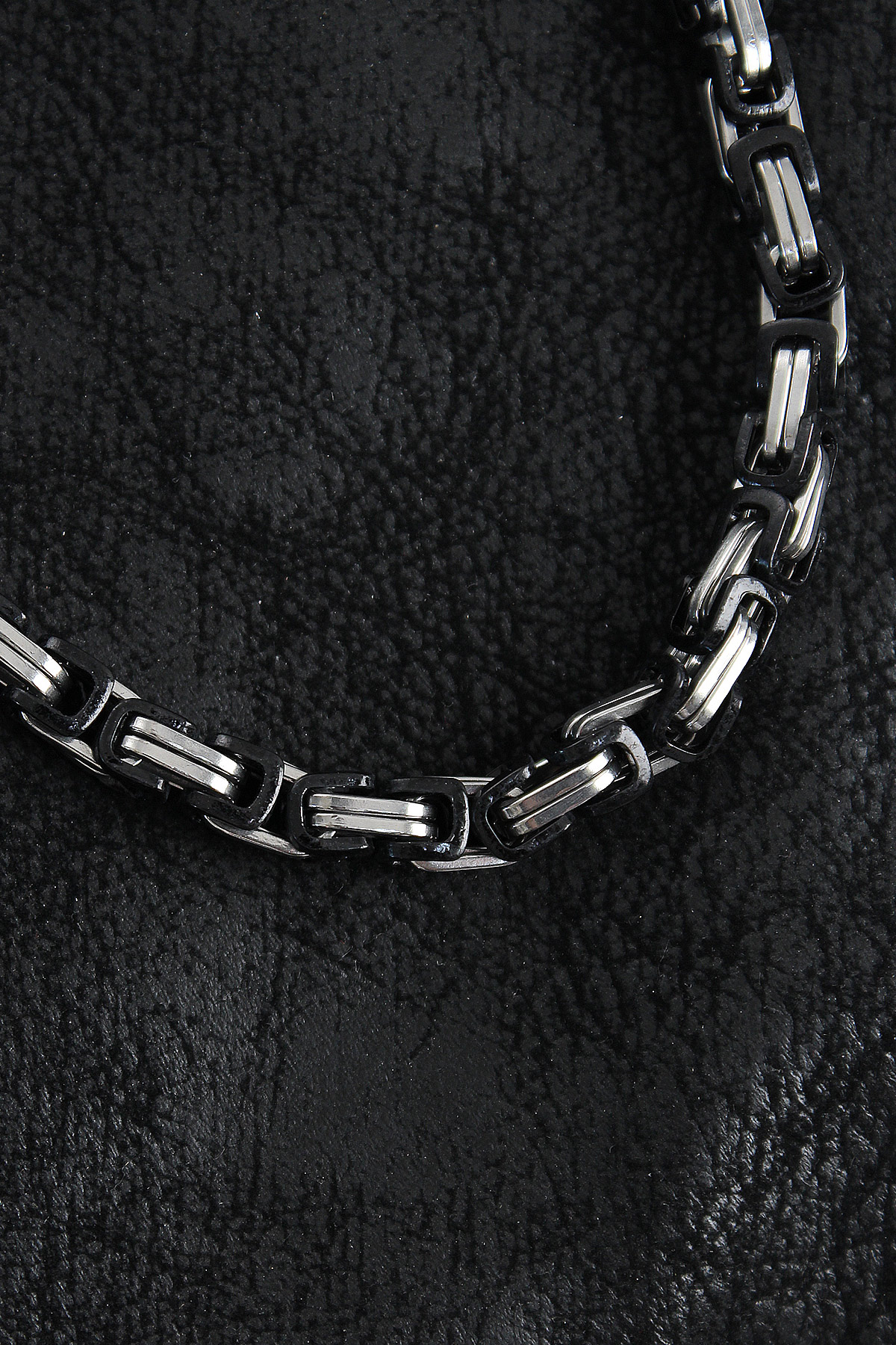 316L Çelik Kral Zincir Model Gümüş Renk Erkek Kolye - Lisinya