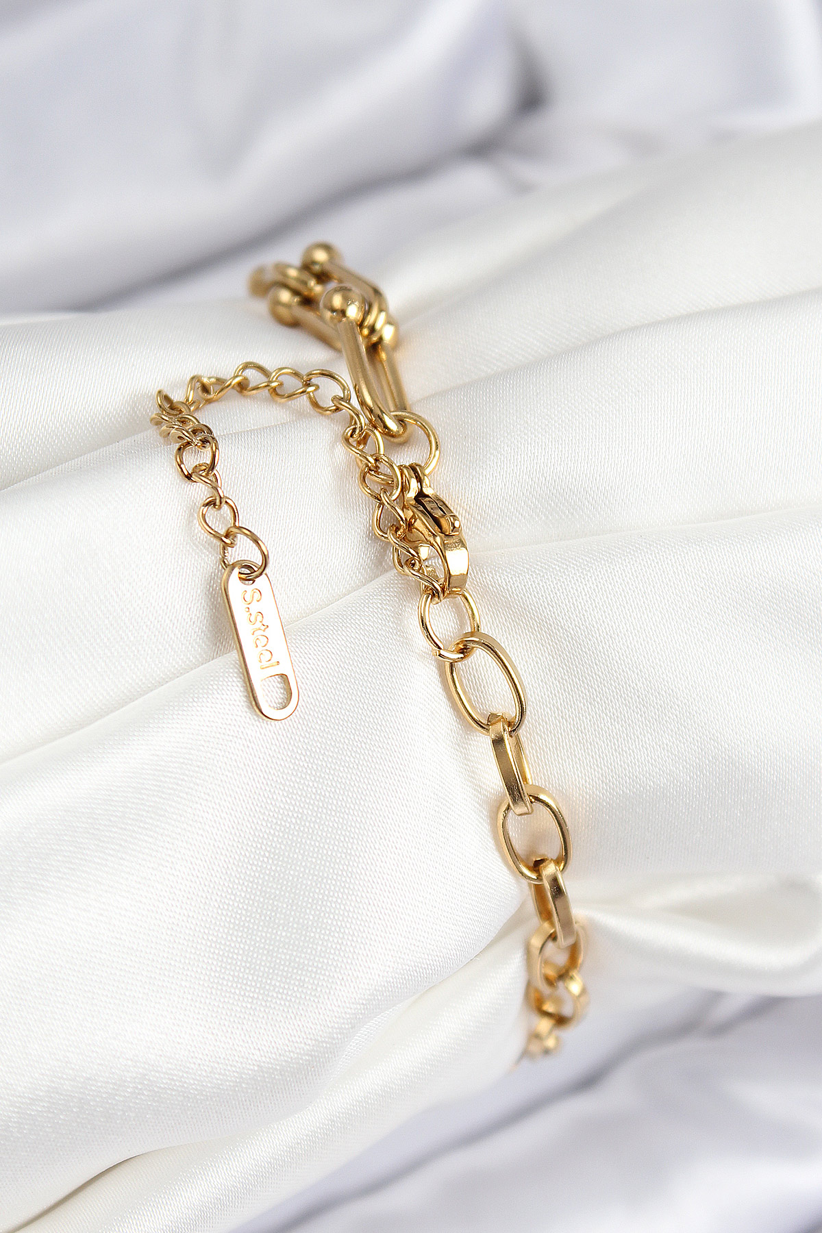 316L Çelik Tifany Ağaç Model Gold Renk Kadın Bileklik - Lisinya 316L Çelik Tifany Ağaç Model Gold Renk Kadın Bileklik - Lisinya