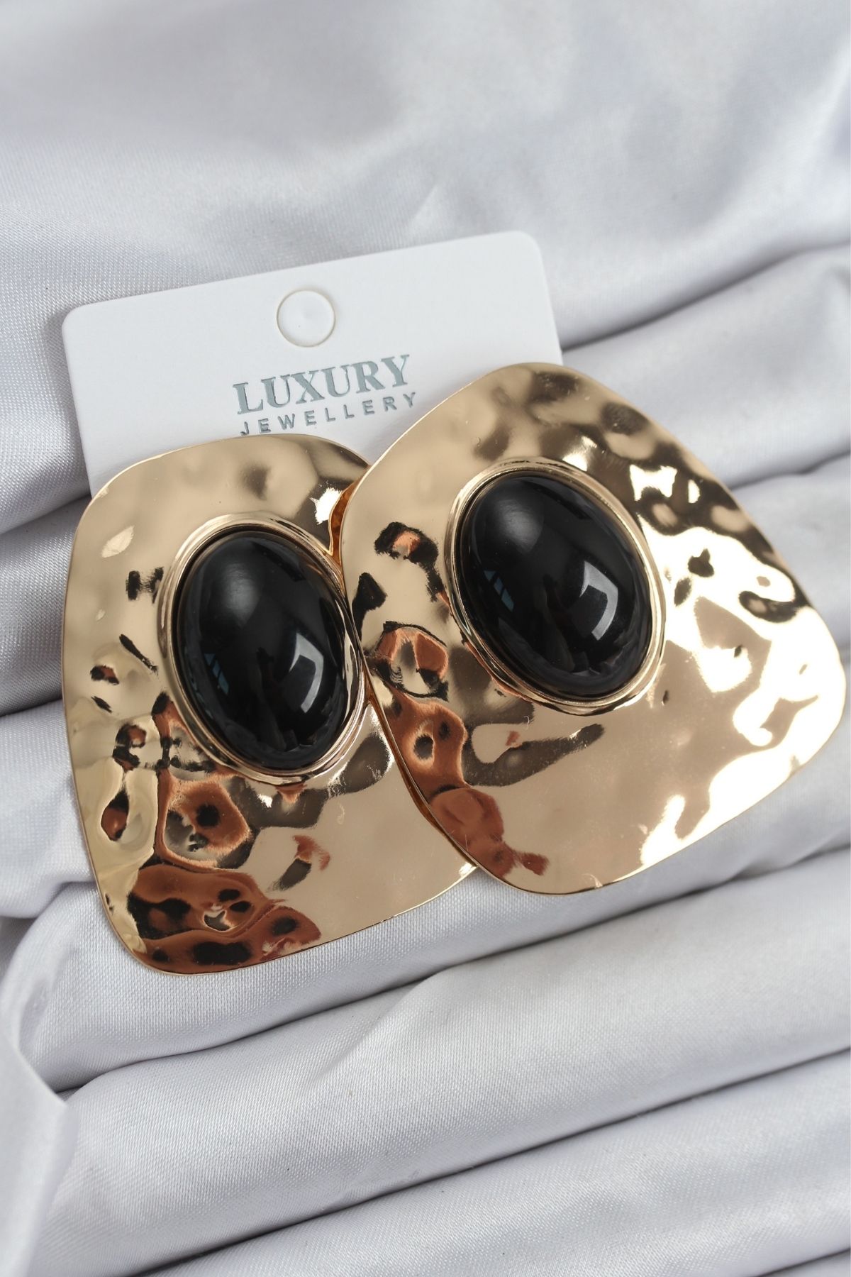 Pirinç Gold Renk Vintage Kadın Küpe - Lisinya Pirinç Gold Renk Vintage Kadın Küpe - Lisinya