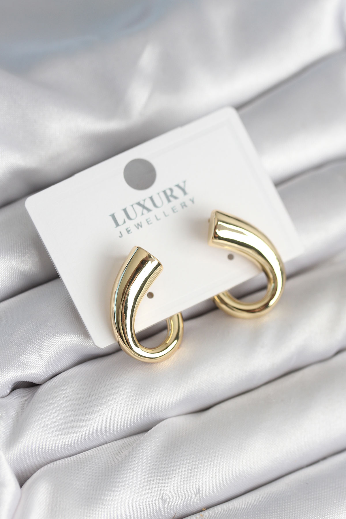 Vintage Model Gold Renk Kadın Küpe - Lisinya