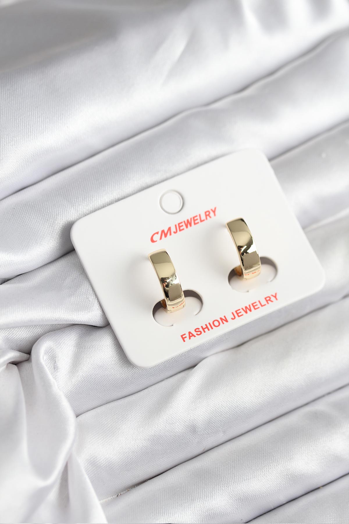 14K Gold Renk Kaplama CM Kadın Küpe - Lisinya