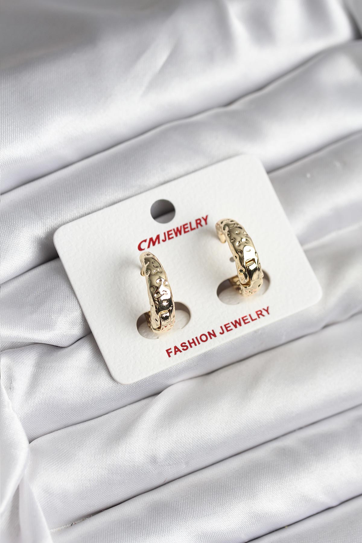 14K Gold Renk Kaplama CM Kadın Küpe - Lisinya