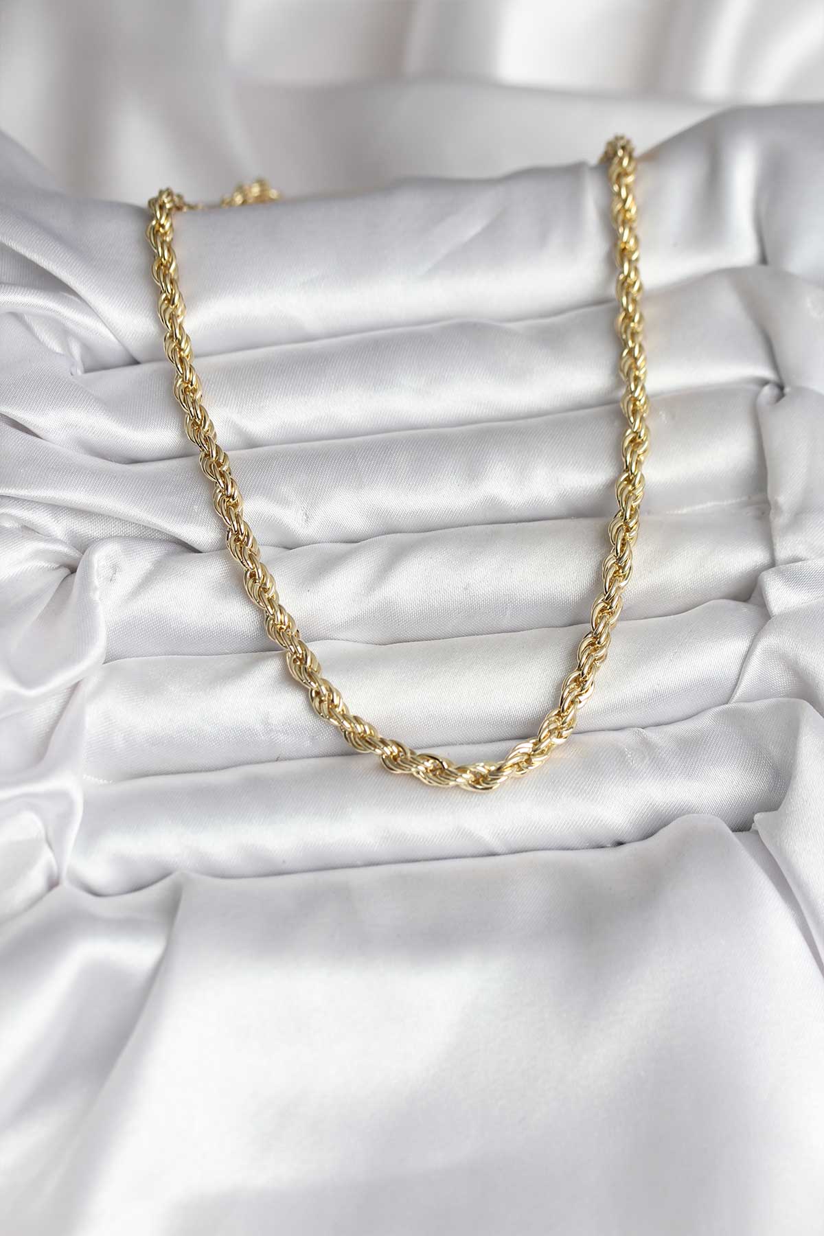 14K Gold Renk Kaplama Burgu Model CM Kadın Kolye - Lisinya