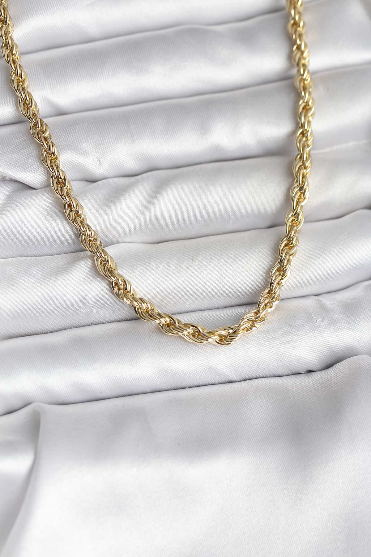 14K Gold Renk Kaplama Burgu Model CM Kadın Kolye - Lisinya