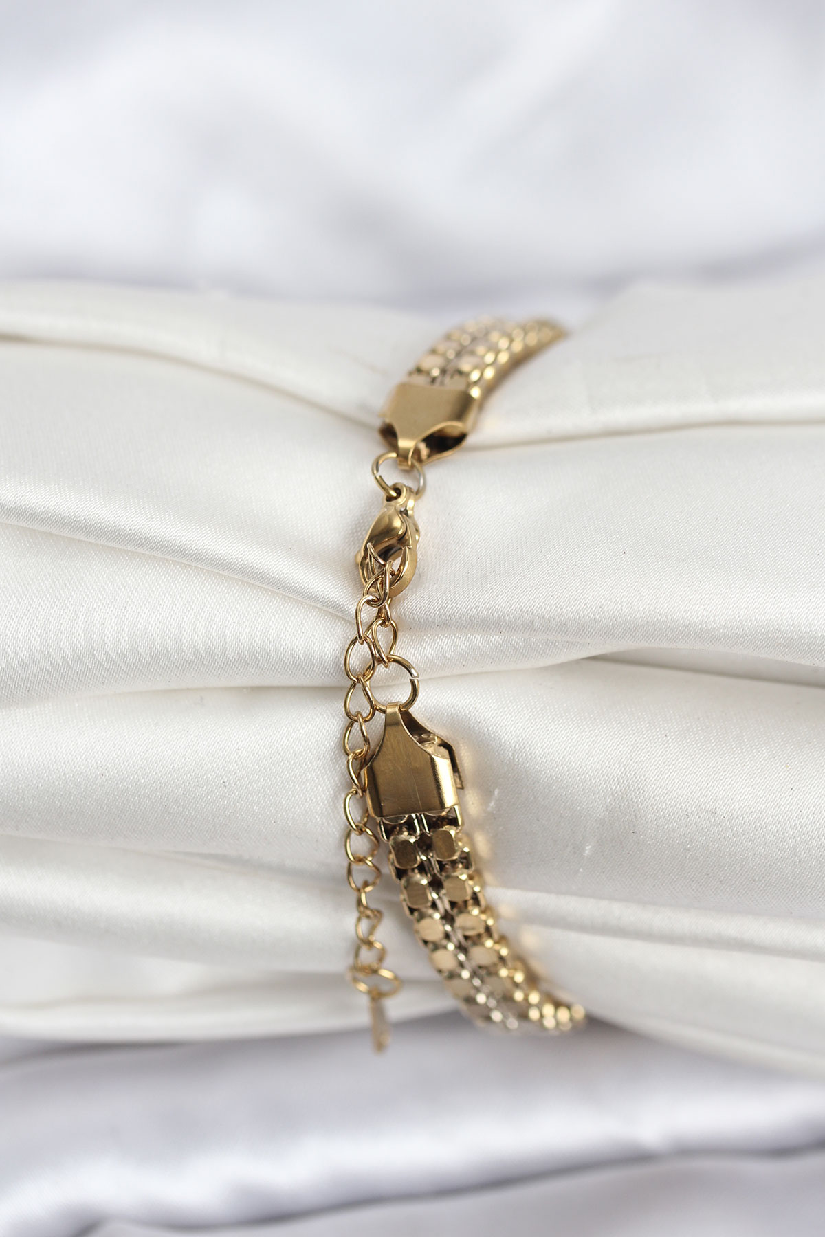 316L Çelik Gold Renk Kadın Bileklik - Lisinya