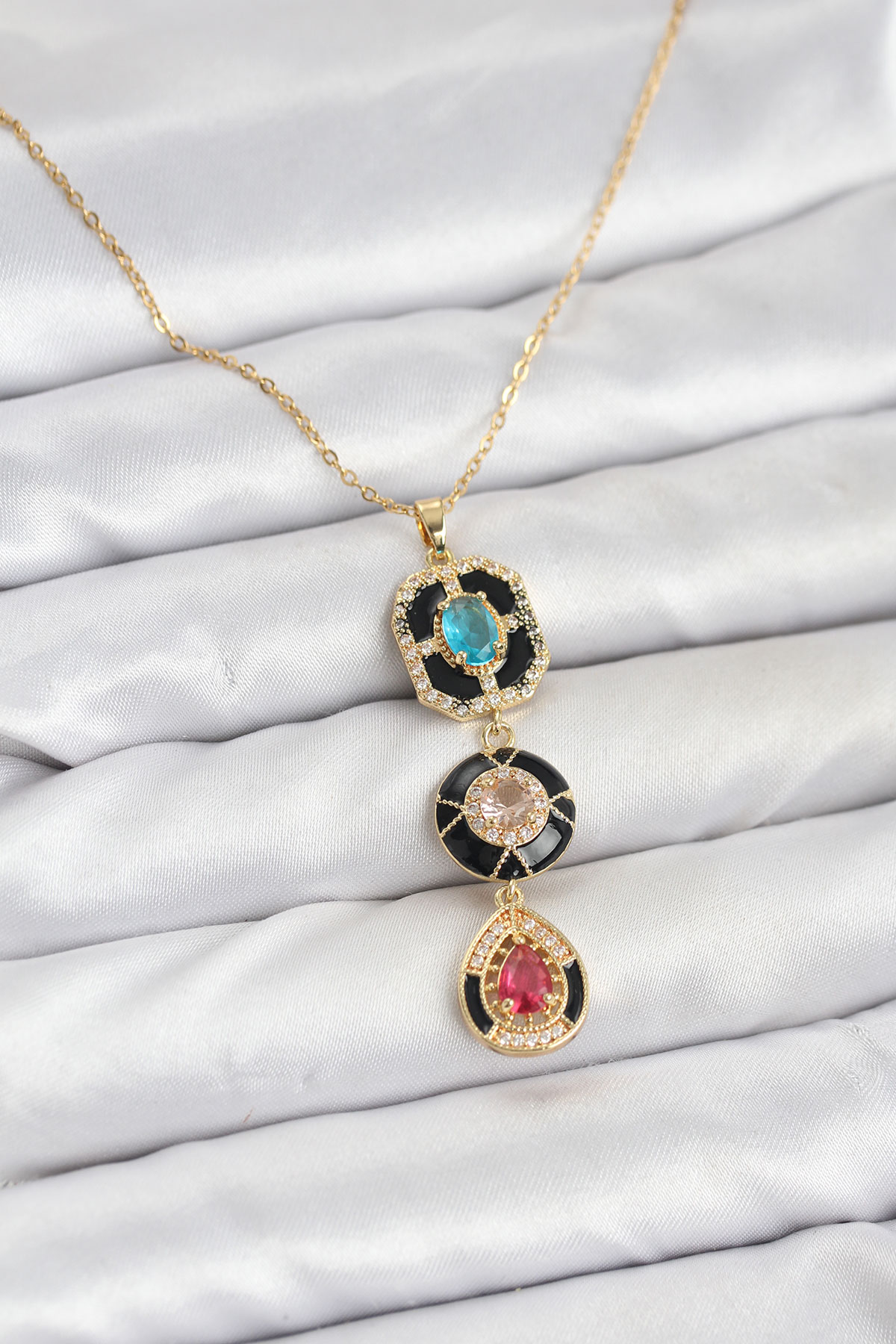 316L Çelik Vintage Model Kadın Kolye - Lisinya