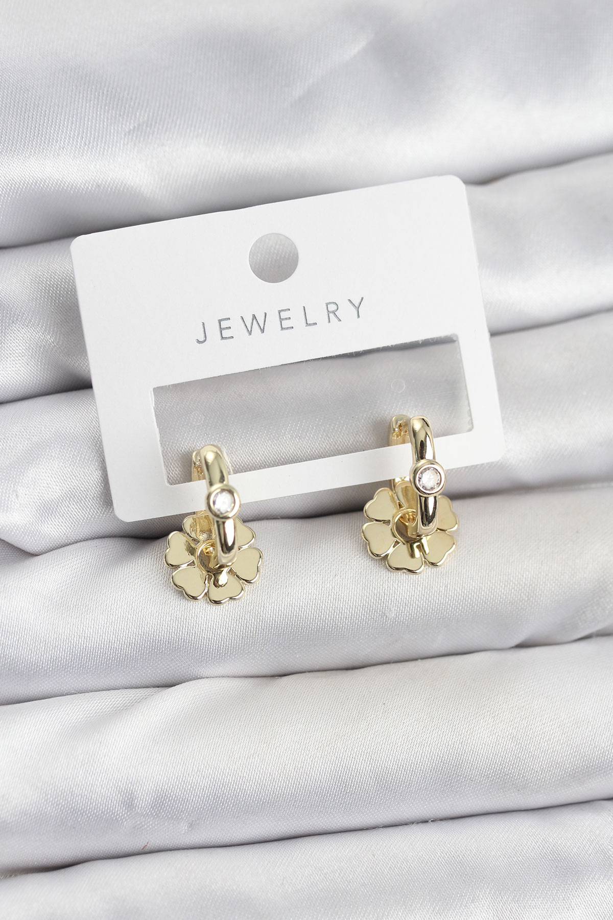 Pirinç Gold Renk Kadın Göçmen Küpe - Lisinya