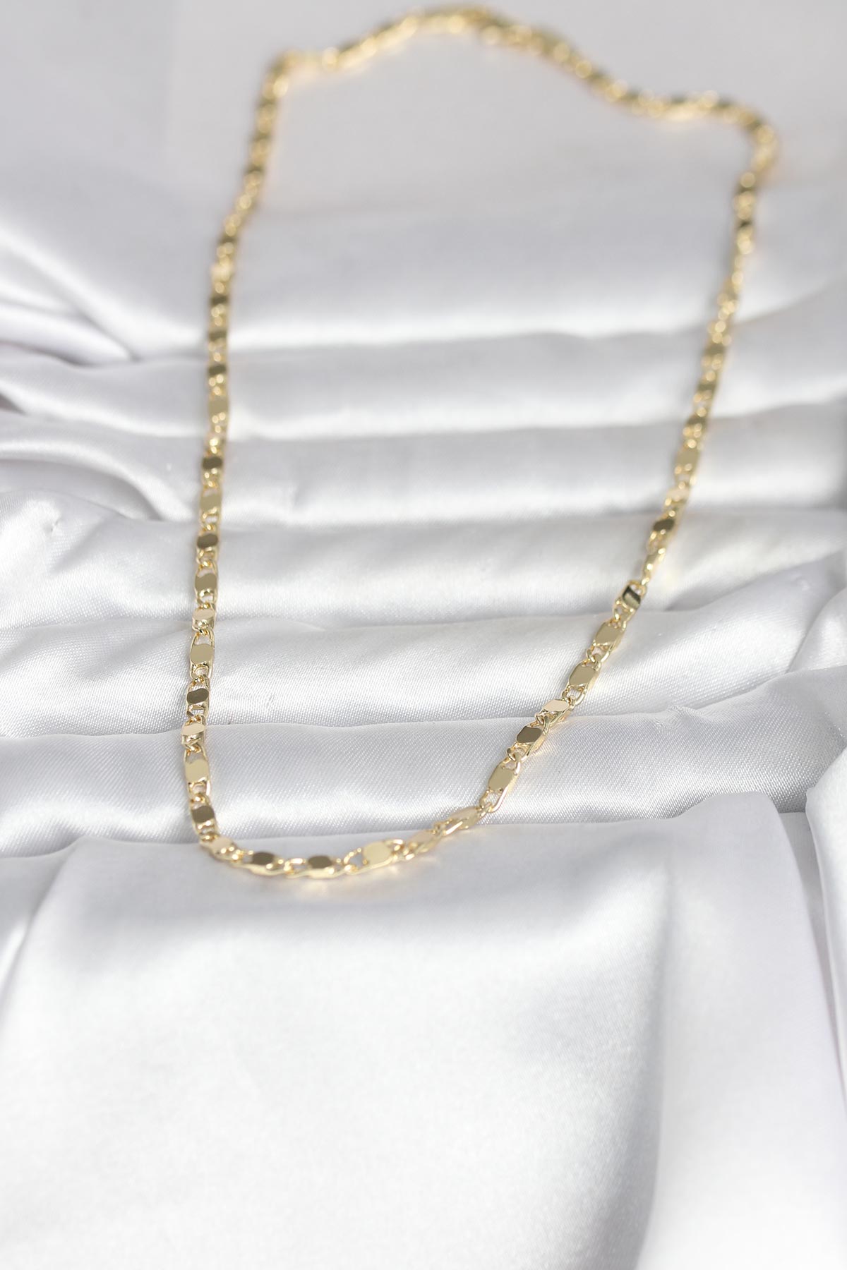 CM 14K Gold Renk Arpa Model 45 cm Kadın Kolye - Lisinya