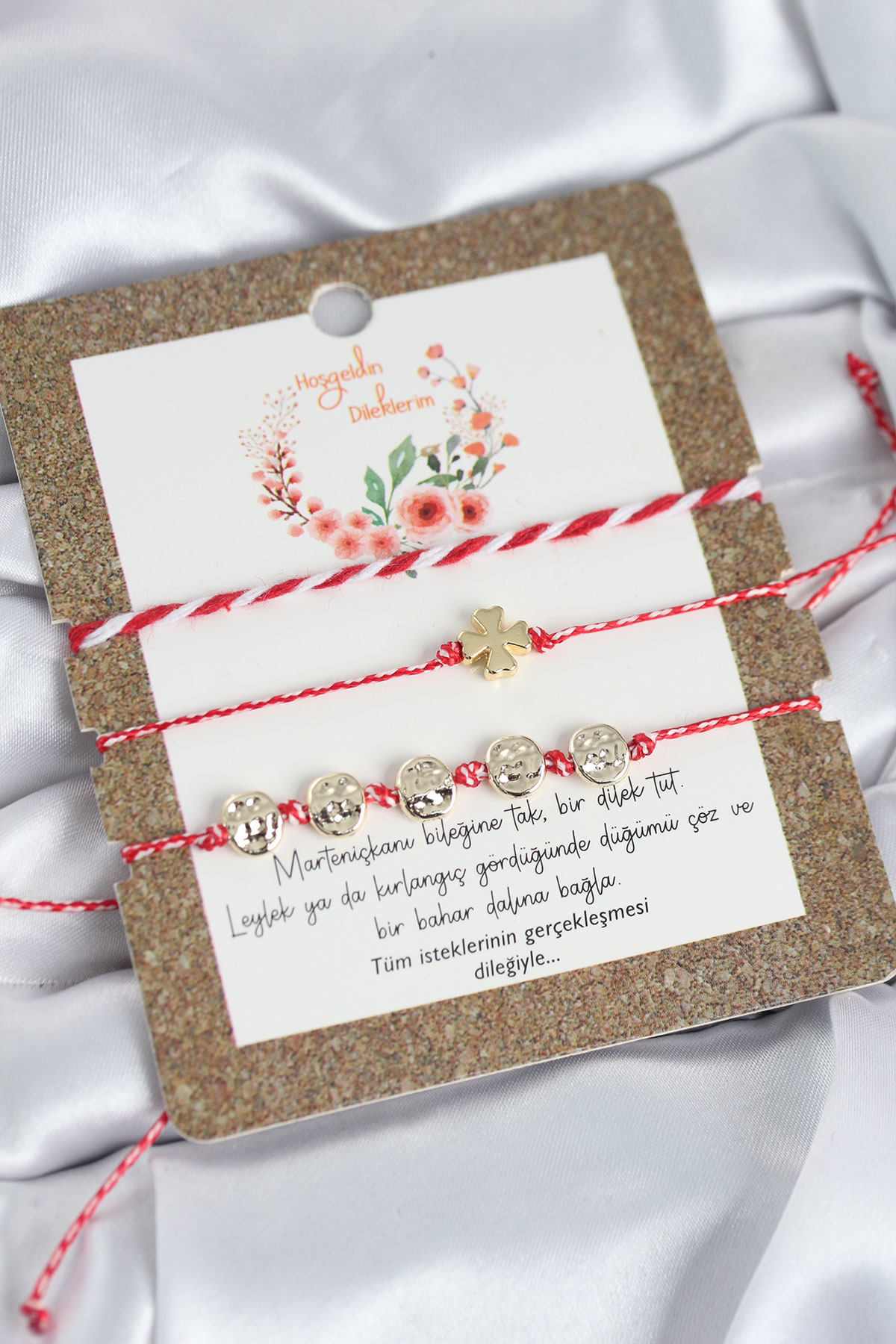 Marteniçka Bileklik 3'lü Yonca Model - Lisinya Marteniçka Bileklik 3'lü Yonca Model - Lisinya