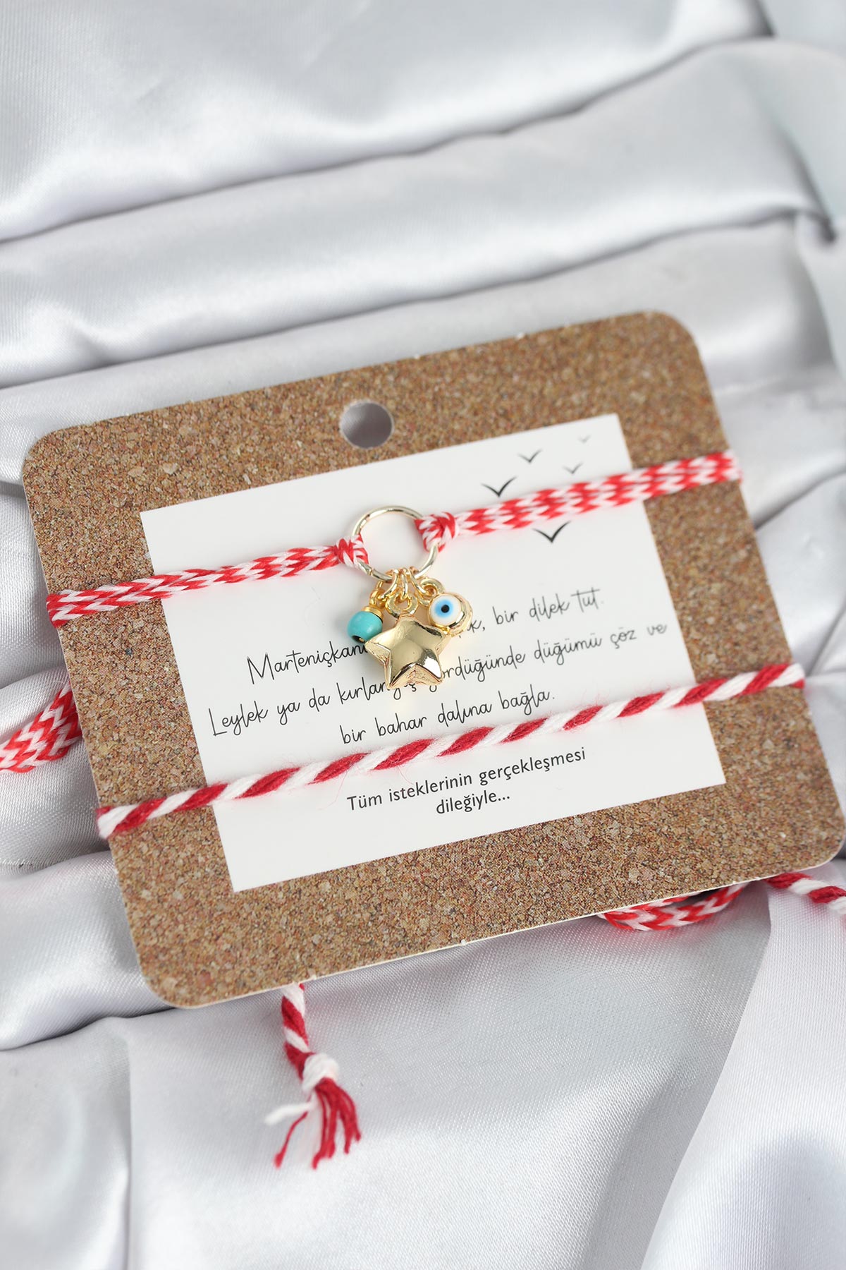 Marteniçka Bileklik 2'li Nazar ve Yıldız Model - Lisinya Marteniçka Bileklik 2'li Nazar ve Yıldız Model - Lisinya