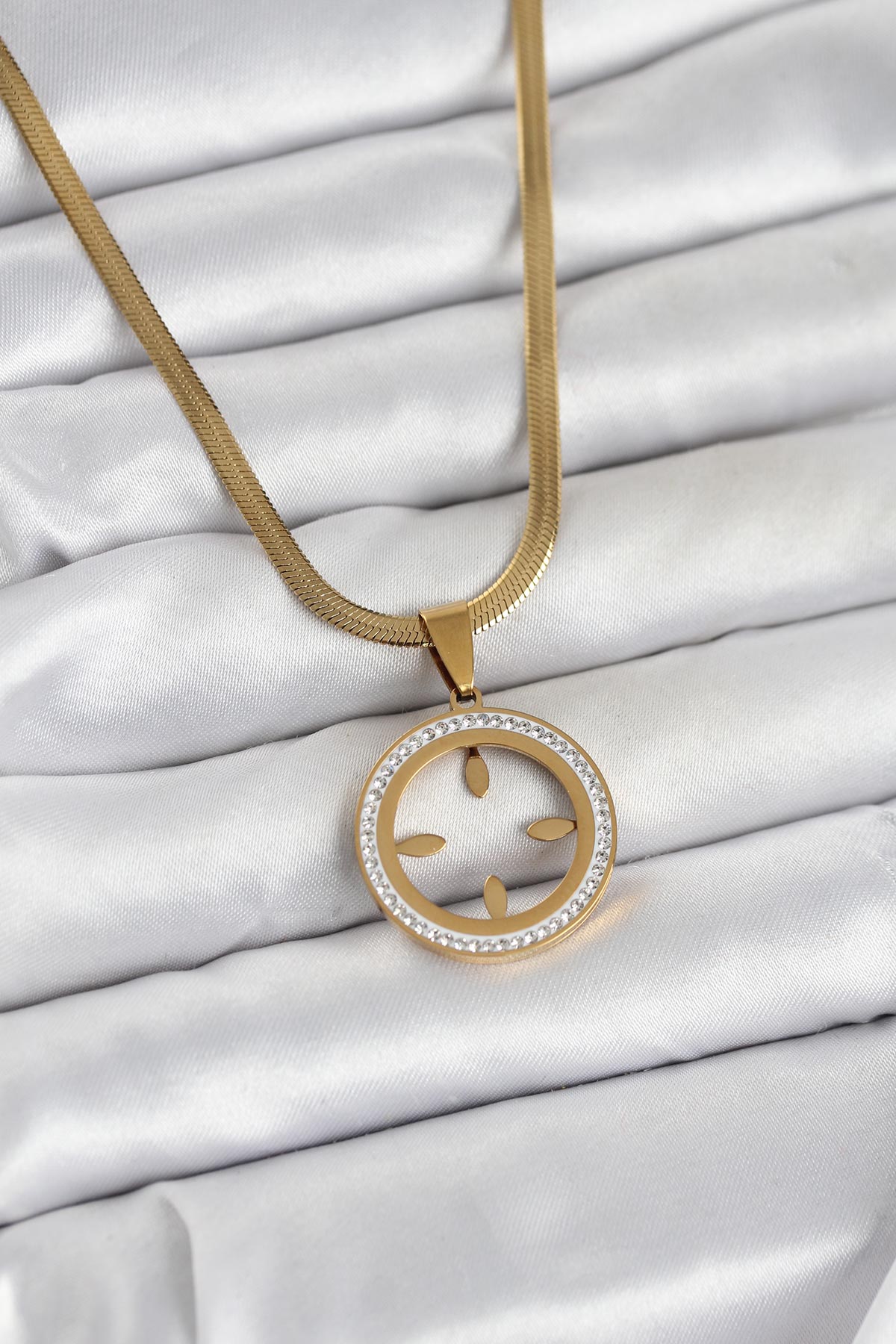 316L Çelik İtalyan Zincir Model Çeyrek Takılabilir Kadın Kolye - Lisinya 316L Çelik İtalyan Zincir Model Çeyrek Takılabilir Kadın Kolye - Lisinya