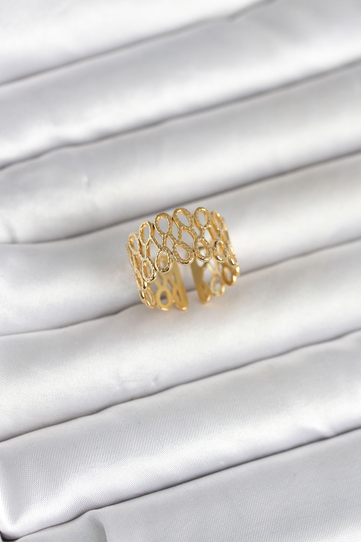 316L Çelik Sarmal Zincir Model Kadın Yüzük - Lisinya 316L Çelik Sarmal Zincir Model Kadın Yüzük - Lisinya