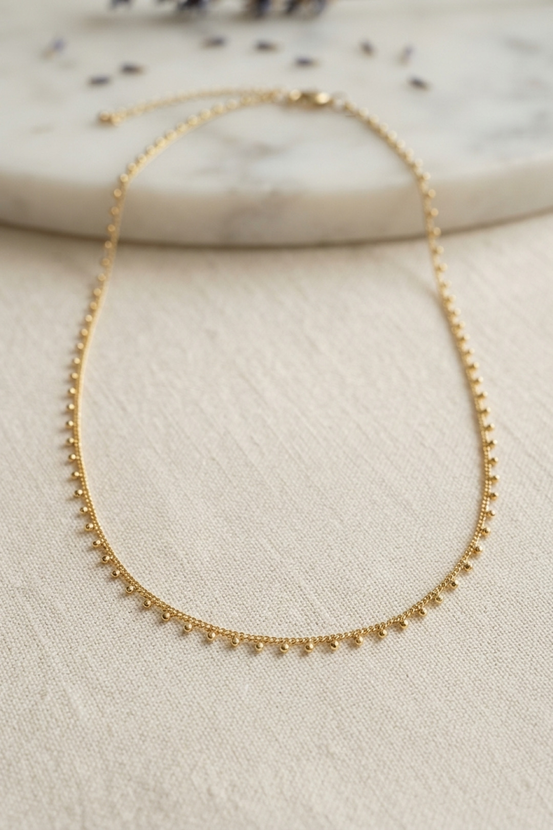 Gold Renk Topçcuk Model 60 cm Kadın Kolye - Lisinya Gold Renk Topçcuk Model 60 cm Kadın Kolye - Lisinya
