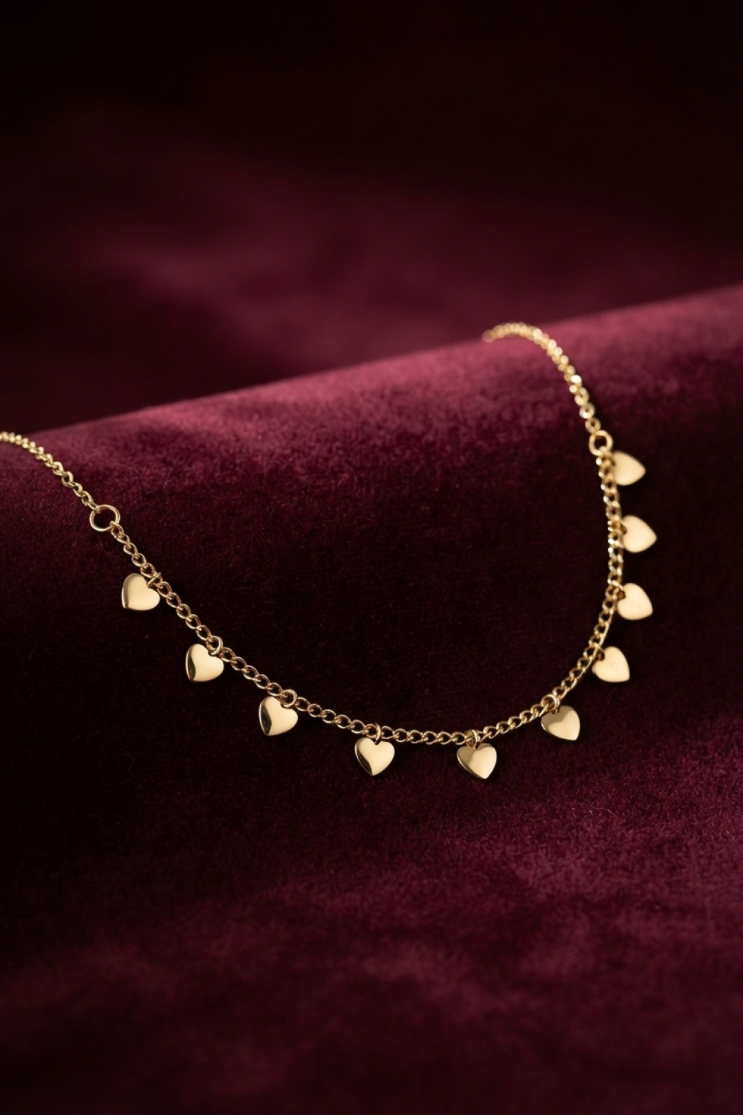 Gold Pirinç Kalp Model Kadın Kolye - Lisinya Gold Pirinç Kalp Model Kadın Kolye - Lisinya