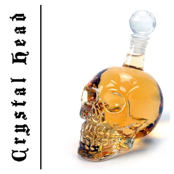1000 Ml Crystal Head Kuru Kafa İçki Şişesi - Lisinya 1000 Ml Crystal Head Kuru Kafa İçki Şişesi - Lisinya