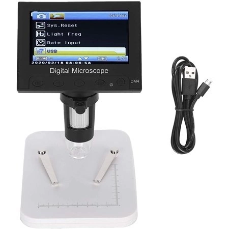1000x 2.0mp Usb Dijital Elektronik Mikroskop 8 Lcd Ekran Vga Büyüteç Dm4s - Lisinya