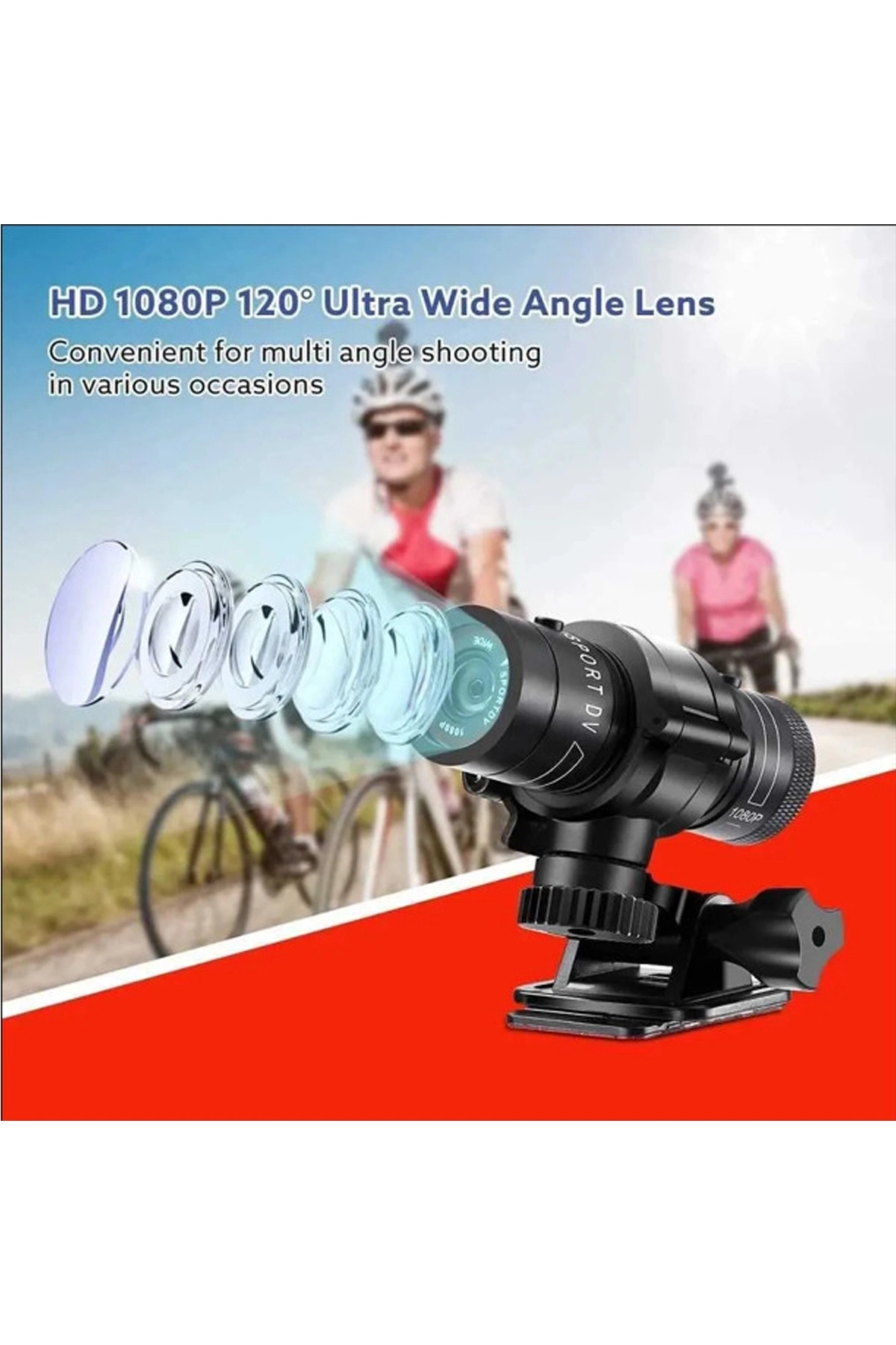 1080p Full Hd Spor Aksiyon Video Dürbün Kamera  Doğa Gözlem Kamerası - Lisinya