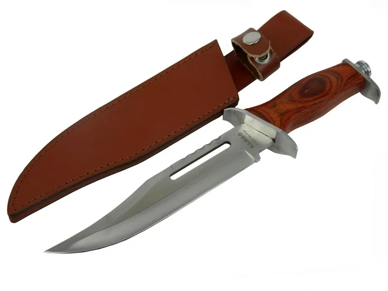 111 Rambo Bıçağı 32 Cm - Ahşap Metal Saplı, Perçinli - Lisinya 111 Rambo Bıçağı 32 Cm - Ahşap Metal Saplı, Perçinli - Lisinya