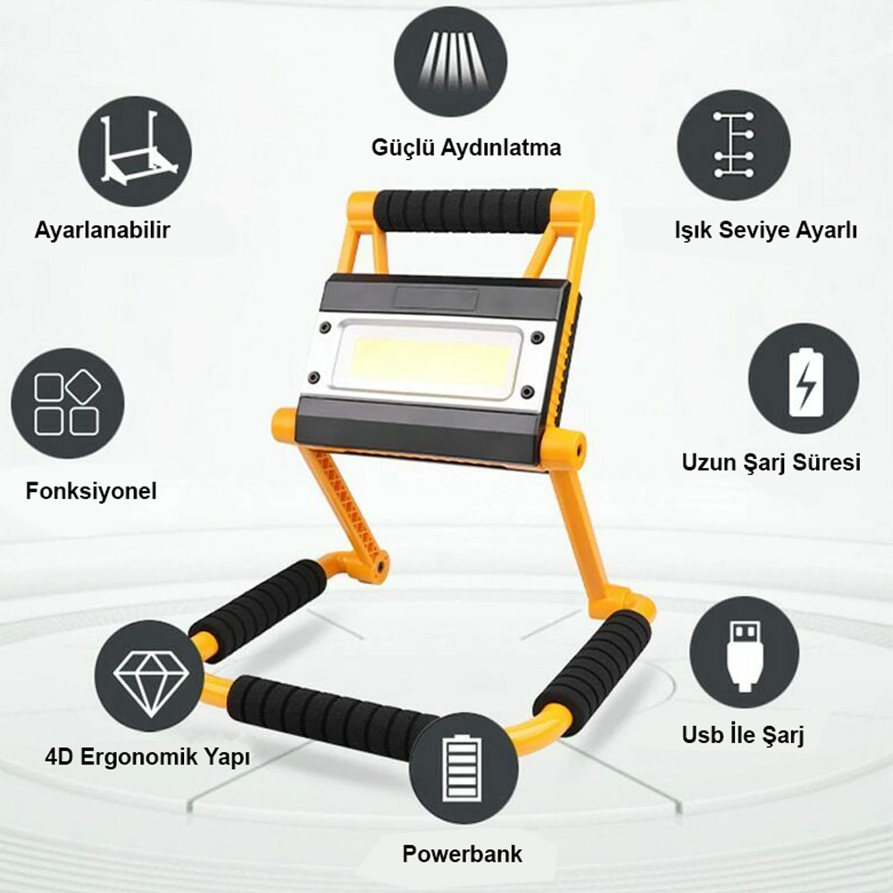 1300 Lümen Güçlü Aydınlatma Wt-328 - Lisinya 1300 Lümen Güçlü Aydınlatma Wt-328 - Lisinya