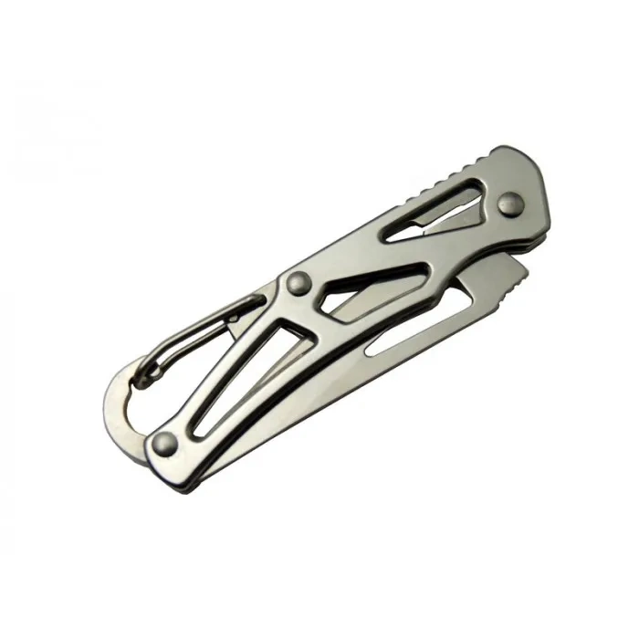 1606 Metal Mini Çakı 14 Cm Manuel, Kemerlikli - Lisinya