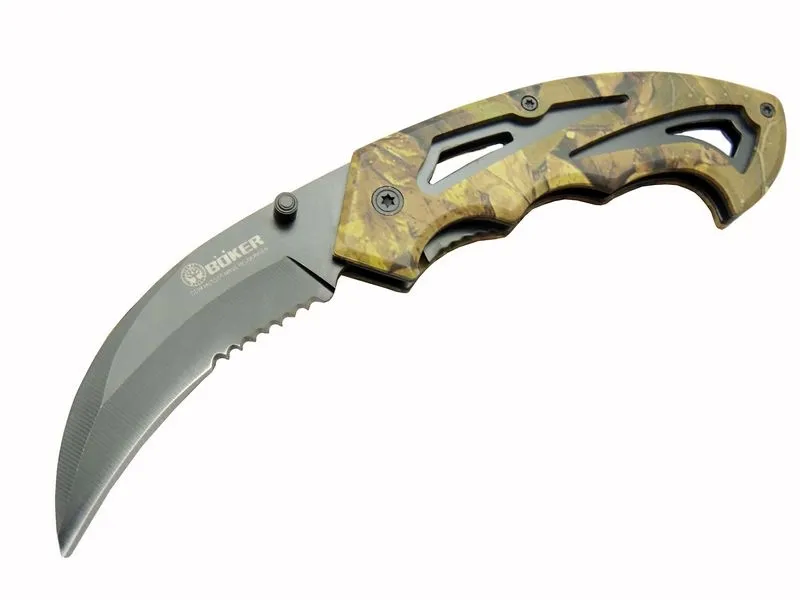 2-6 Karambit Outdoor Çakı 19 Cm - Plastik Kamuflaj Saplı - Lisinya 2-6 Karambit Outdoor Çakı 19 Cm - Plastik Kamuflaj Saplı - Lisinya