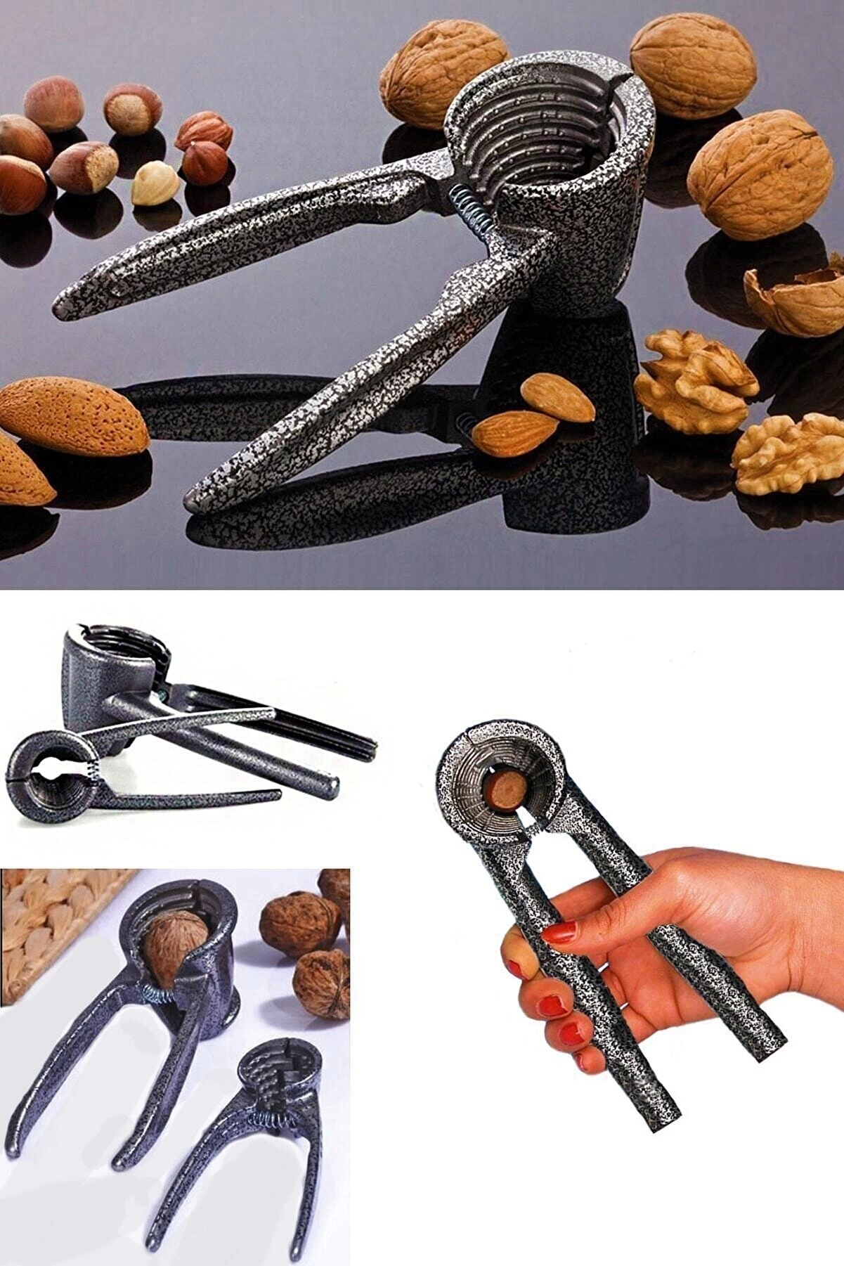 2'li Ceviz Ve Fındık Kıracağı Set - Lisinya 2'li Ceviz Ve Fındık Kıracağı Set - Lisinya