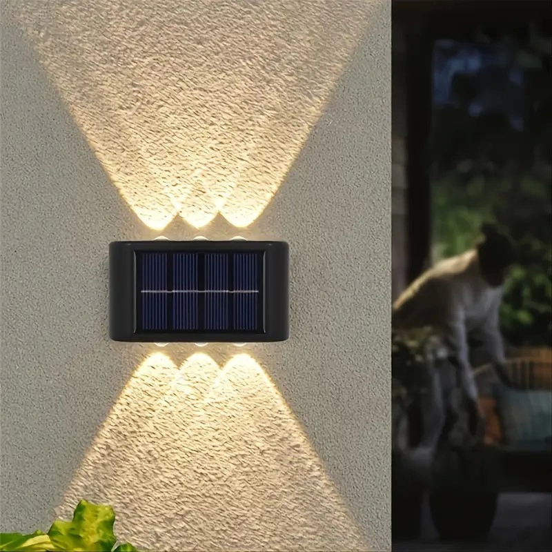 2'li Solar Duvar Aydınlatması 6 Ledli Gün Işığı - Lisinya