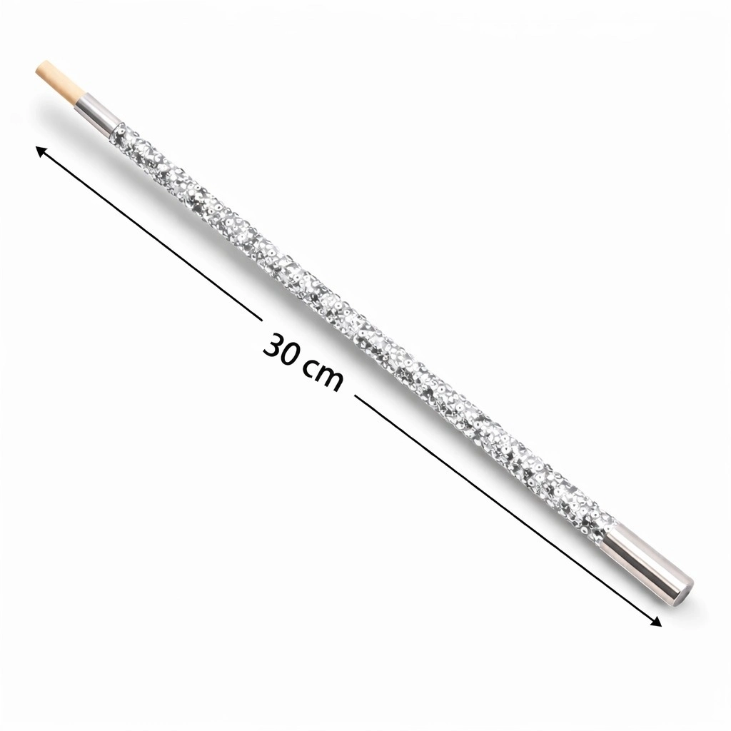 30 Cm Gümüş Payetli Tutacağı – 1920’ler Gatsby Parti Aksesuarı - Lisinya 30 Cm Gümüş Payetli Tutacağı – 1920’ler Gatsby Parti Aksesuarı - Lisinya