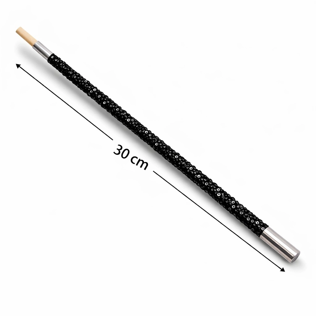 30 Cm Siyah Payetli Tutacağı – 1920’ler Gatsby Parti Aksesuarı - Lisinya 30 Cm Siyah Payetli Tutacağı – 1920’ler Gatsby Parti Aksesuarı - Lisinya