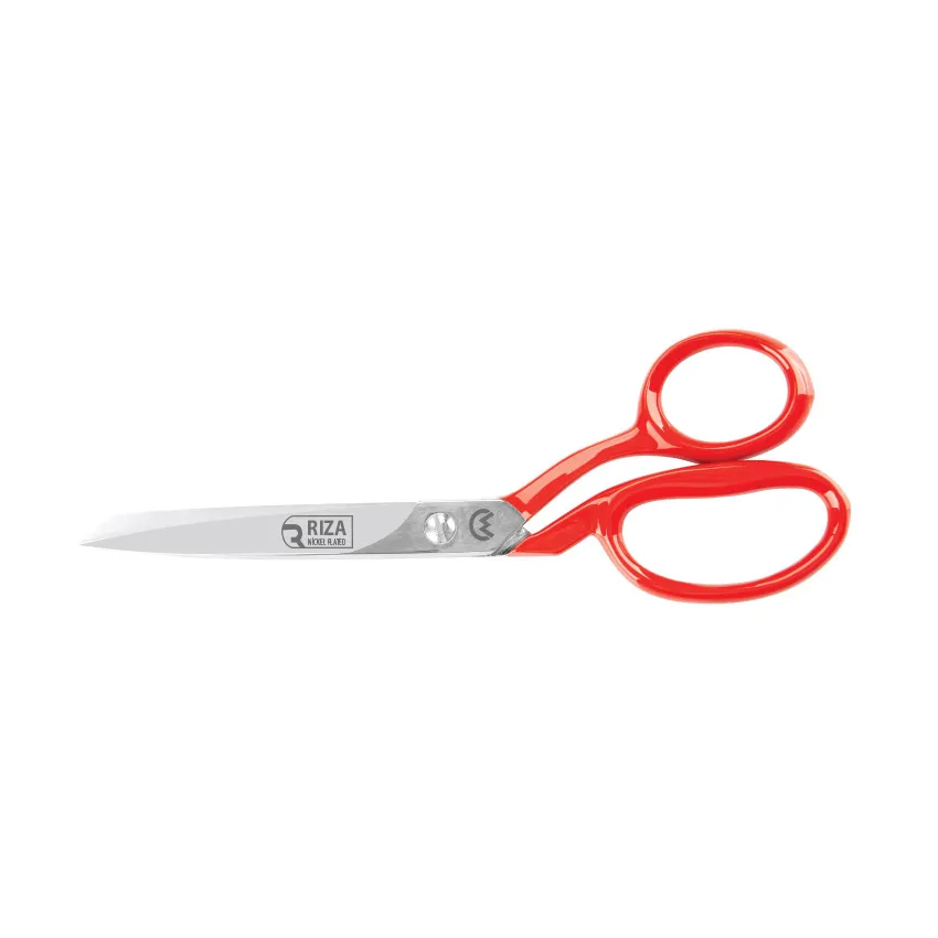 3257-9 Tekstil / Yatık Konfeksiyon Makası No: 9 İnç / 22,86 Cm - Nikel Kaplama, Kırmızı Saplı, Mikro Tırtıllı - Lisinya 3257-9 Tekstil / Yatık Konfeksiyon Makası No: 9 İnç / 22,86 Cm - Nikel Kaplama, Kırmızı Saplı, Mikro Tırtıllı - Lisinya