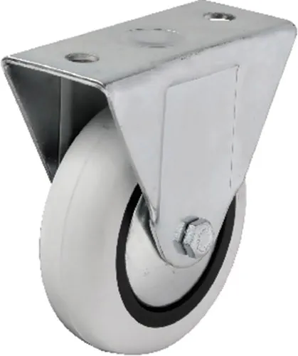 355 - 75x25 Mm Pvc Makaralı Sabit Teker 4 Adet - Lisinya