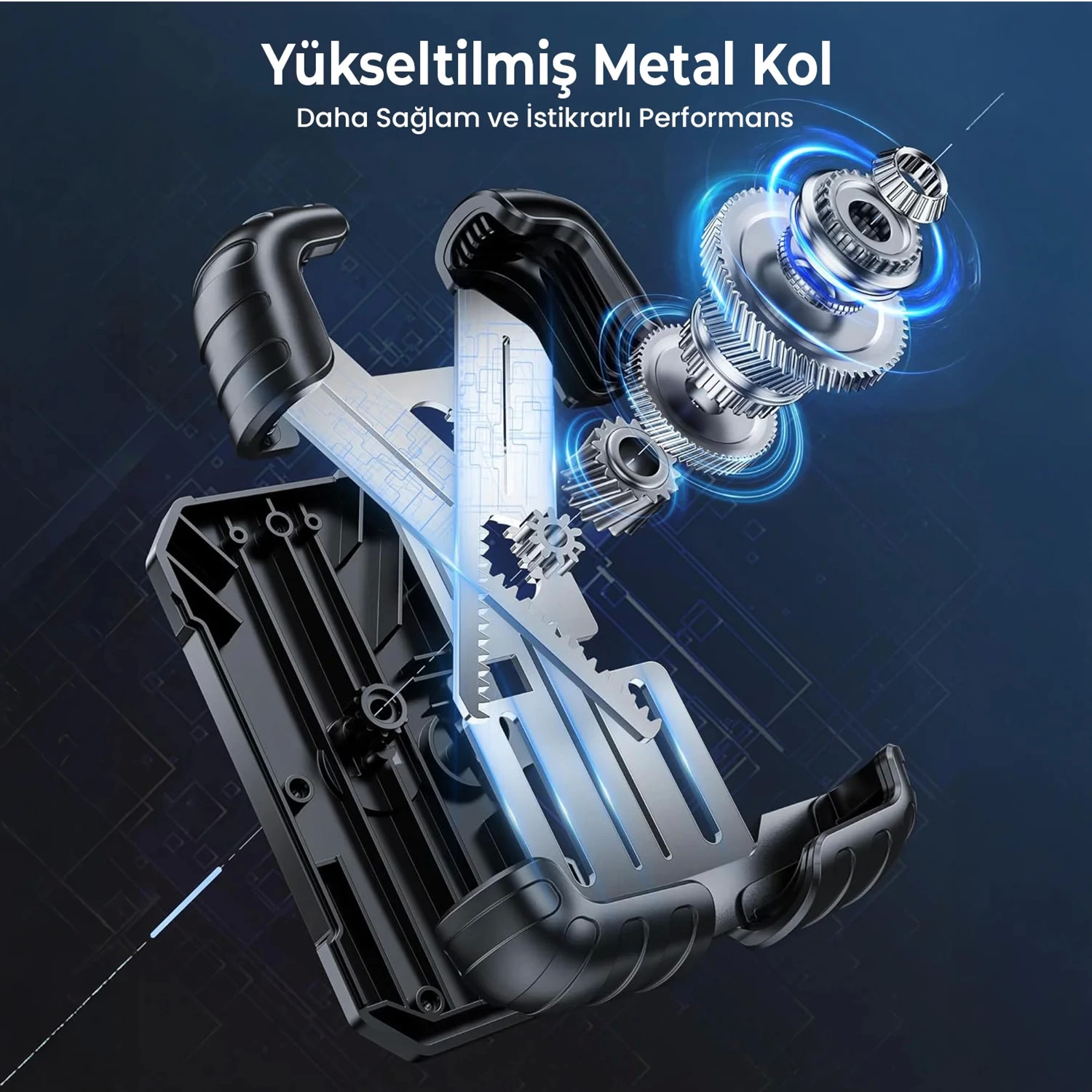 360° Derece Ayarlanabilen Gidon Bağlantılı Bisiklet Motosiklet İçin Abs 4-7.8″ İnç Telefon Tutucu - Lisinya 360° Derece Ayarlanabilen Gidon Bağlantılı Bisiklet Motosiklet İçin Abs 4-7.8″ İnç Telefon Tutucu - Lisinya