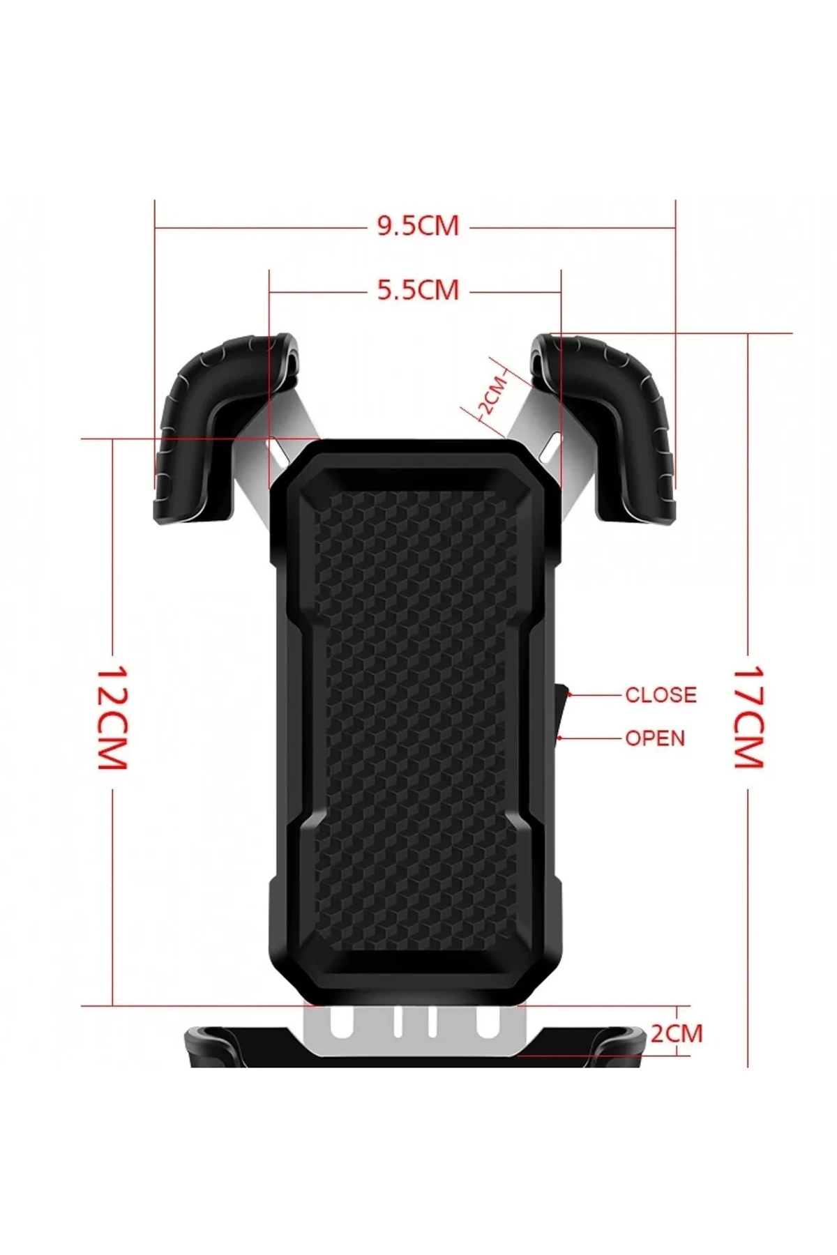 360° Derece Ayarlanabilen Gidon Bağlantılı Bisiklet Motosiklet İçin Abs 4-7.8″ İnç Telefon Tutucu - Lisinya 360° Derece Ayarlanabilen Gidon Bağlantılı Bisiklet Motosiklet İçin Abs 4-7.8″ İnç Telefon Tutucu - Lisinya