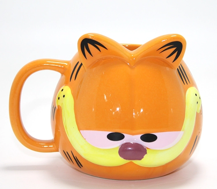 3d Garfield Tasarımı Porselen Kupa Bardak Alk4511 - Lisinya
