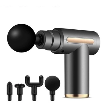 4 Başlıklı 6 Kademeli Titreşimli Şarjlı Mini Masaj Aleti - Lisinya