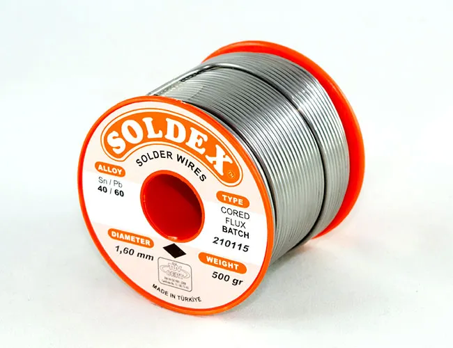40-60 Lehim Teli 500 Gr 1.2 Mm - Sn:40 / Pb:60 - Lisinya 40-60 Lehim Teli 500 Gr 1.2 Mm - Sn:40 / Pb:60 - Lisinya
