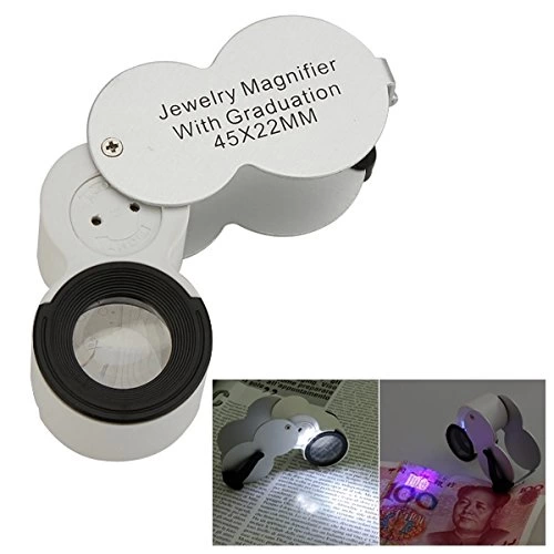 45x22 Ledli Para Algılama Ve Mezuniyet Takı Değerleme Büyüteç - Lisinya 45x22 Ledli Para Algılama Ve Mezuniyet Takı Değerleme Büyüteç - Lisinya