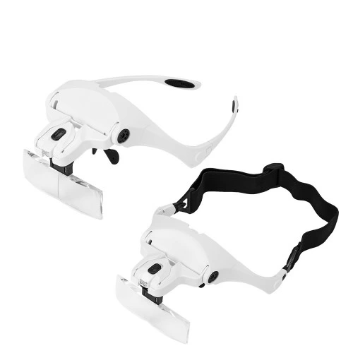 5 Lens 1.0x3.5x, 2led Işıklı Ile Ayarlanabilir Gözlük Büyüteç9892b2 - Lisinya 5 Lens 1.0x3.5x, 2led Işıklı Ile Ayarlanabilir Gözlük Büyüteç9892b2 - Lisinya