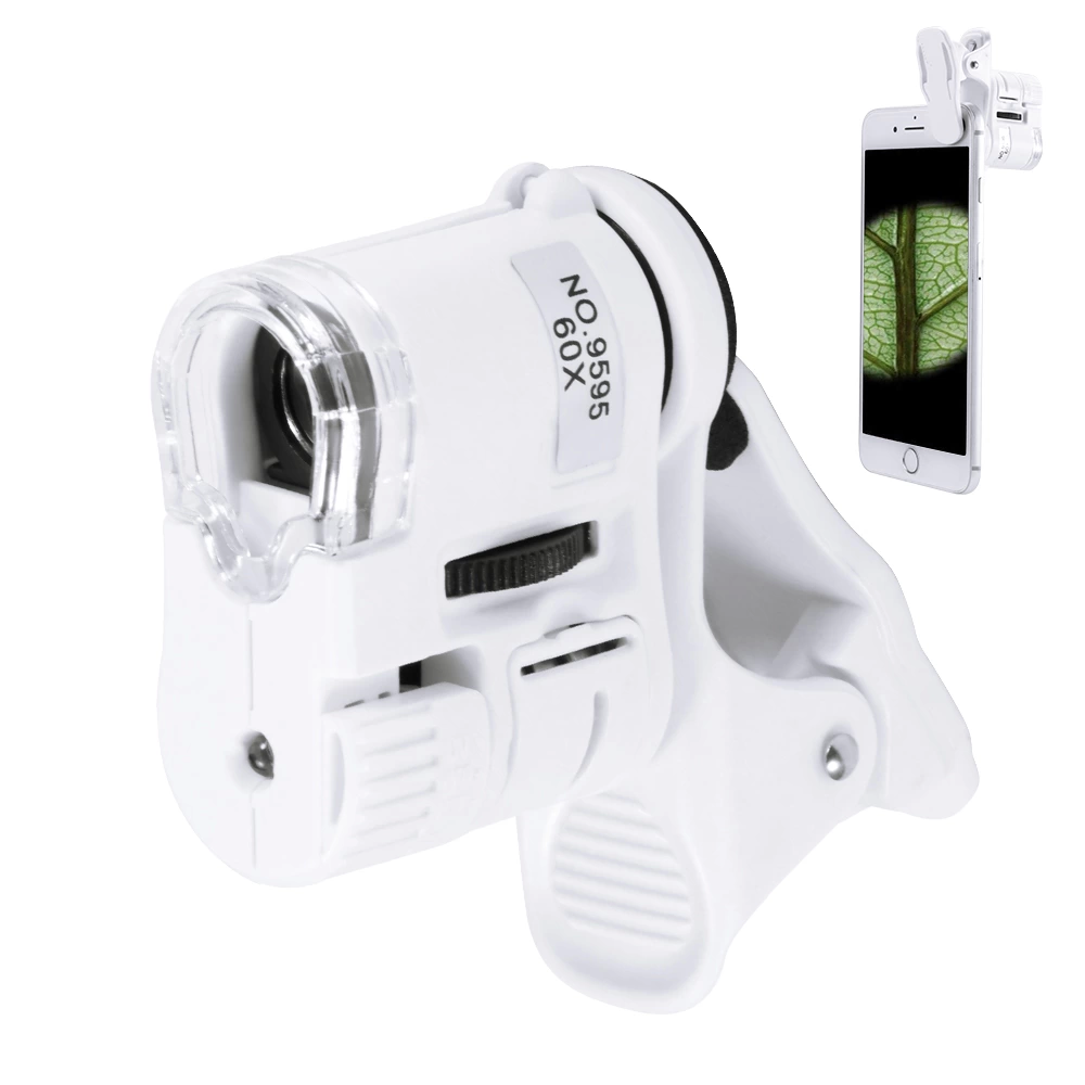 60x Mini Cep Telefonu Için Mandallı Mikroskop Uv Ledli Büyüteç Model Al2431 - Lisinya 60x Mini Cep Telefonu Için Mandallı Mikroskop Uv Ledli Büyüteç Model Al2431 - Lisinya