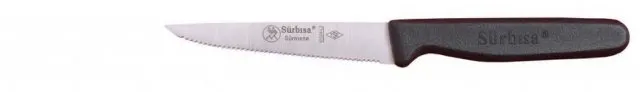 61004lz - Sürmene Lazerli, Tırtıklı Sebze Bıçağı 9,5cm - Lisinya