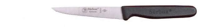 61004lz - Sürmene Lazerli, Tırtıklı Sebze Bıçağı 9,5cm - Lisinya