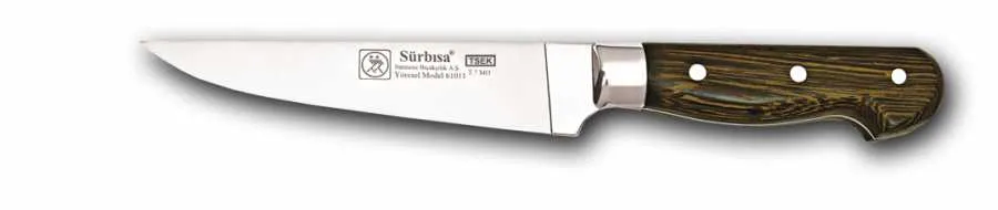61011ym - Sürmene Yöresel Kasap Kemik Sıyırma Bıçağı 14,5 Cm - Lisinya