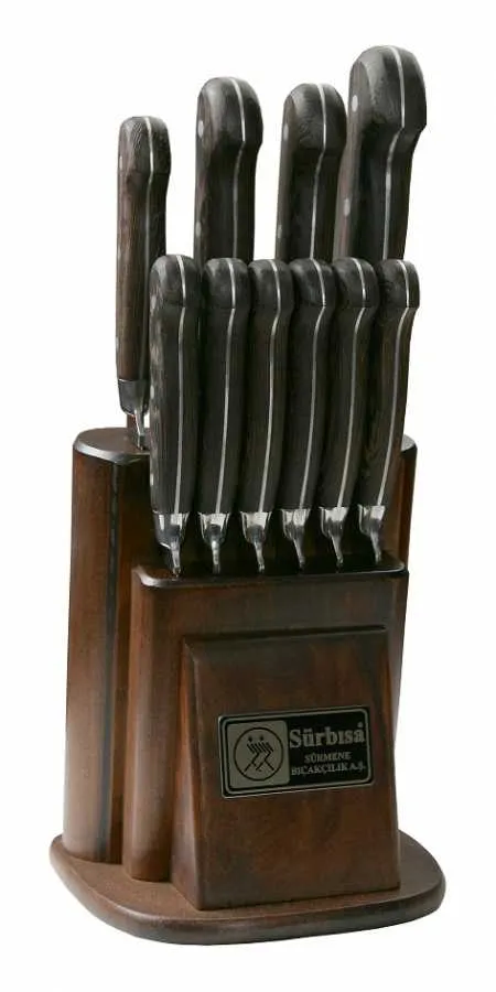 61500ym - Sürmene Yöresel Mutfak Bıçağı Seti - 10 Lu Set - Lisinya