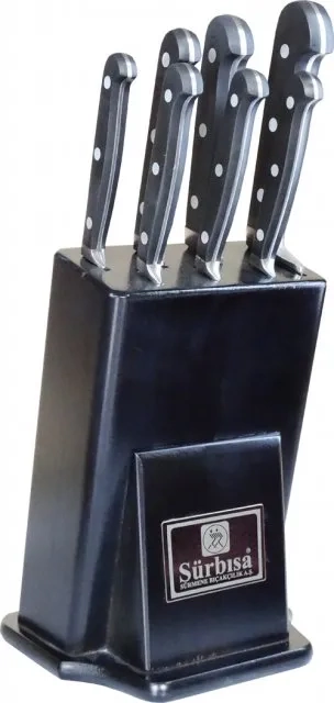 61509 - Sürmene Şef Bıçakları Seti - 7 Li Set - Lisinya