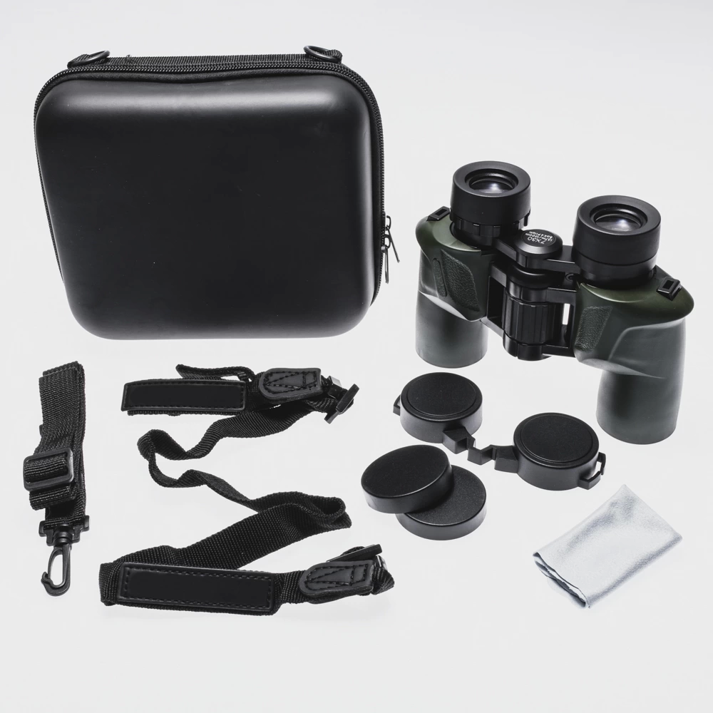 7x30 Profesyonel Su Geçirmez El Dürbünü 1000m/137m Yeşil - Lisinya