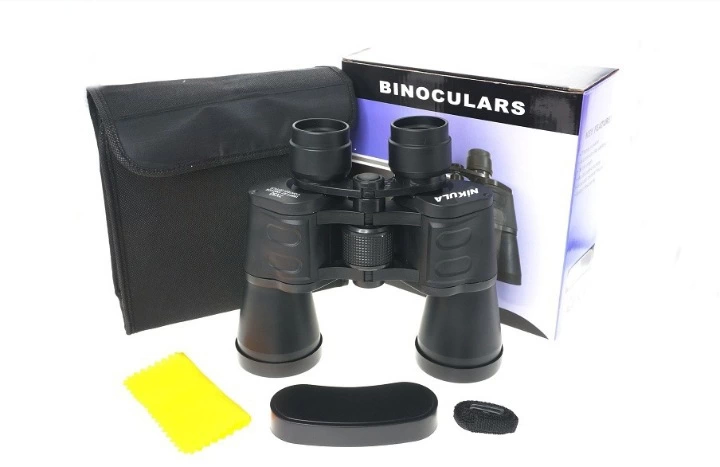 7x50 Kauçuk Kaplamalı Mavı Cam Mercekli Dürbün - Lisinya